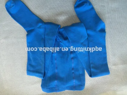 sky blue cotton pantyhose zhuji pantyhose AQD-SP-03