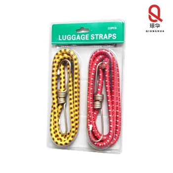 Double Blister Pack Luggage Straps with Hooks