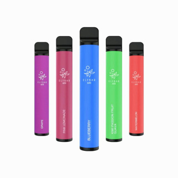 일회용 vape 펜 엘프 바 600 퍼프