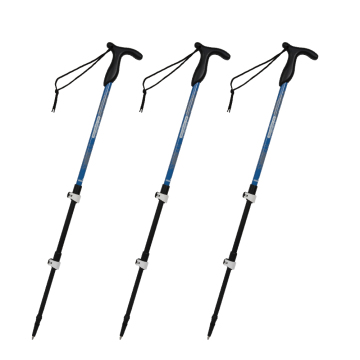 XATP T-Handle Flip Lock 3 section Aircraft rétractable Aluminium Sticks de randonnée Pole de randonnée: qualité garantie