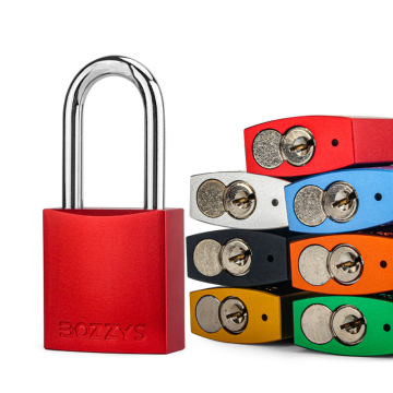 Anodized Aluminum Safety Padlock with Master Key for Industrial Equipment Overhaul