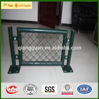 Top level practical chain link fencing for vineyard vines