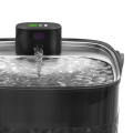 Fonte de água em aço inoxidável para animais de estimação, dispensador automático para beber gato, tigela de cachorro, fluxo circulante filtrado, bomba silenciosa para ambientes internos