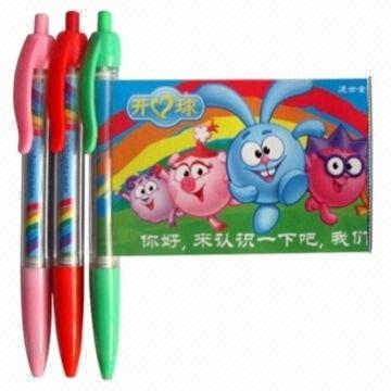 Banner Pens for Promotional Use, Made of ABS Material