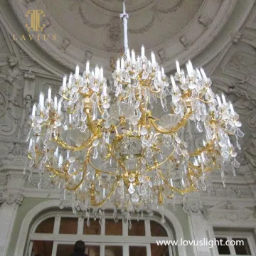 Modern new chandelier hotel restaurant hall decoration custom chandelier