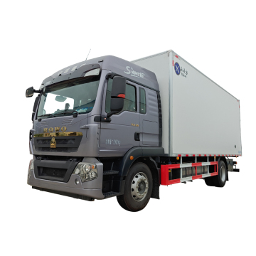 New HOWO 290HP AMT 18T 4x2 Diesel Refrigerated Truck Euro 4 Emission Standard