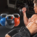 Vinyl Coated Steel Standard Kettlebell untuk latihan lelaki