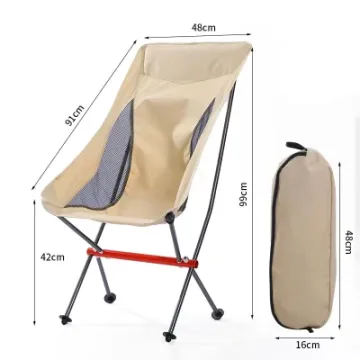 Outdoor Aluminum Folding Camping Chair Lightweight Garden Chair