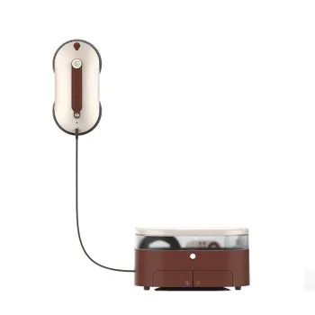 Ultra Thin Window Cleaning Robot with Water Spray for Home Appliances