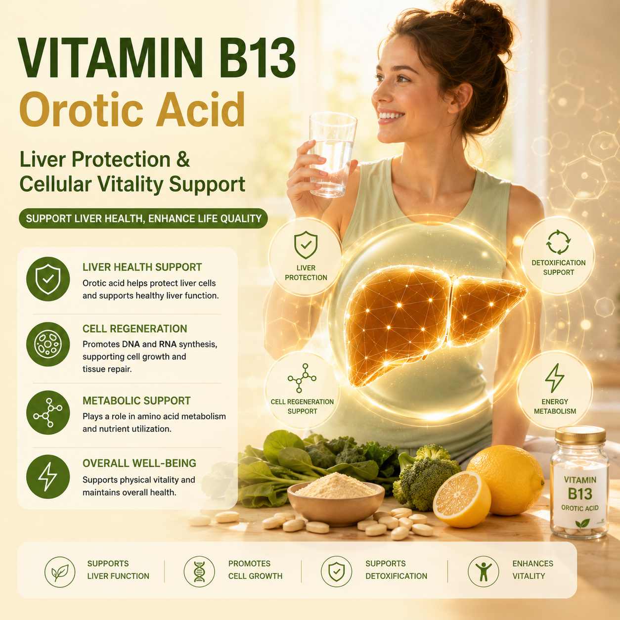 Orotic Acid Vitamin B13