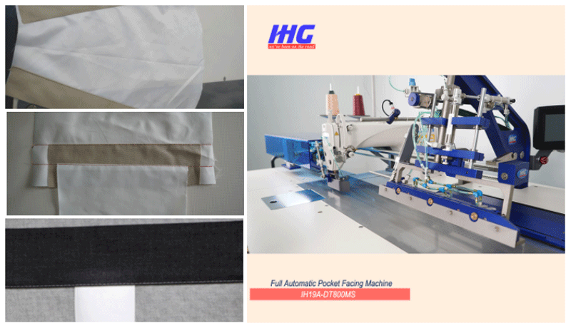 Automatic Sewing Pocket Facing Machine Industrial, High Quality ...