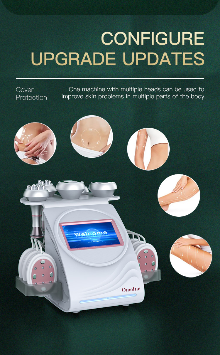 Omeina fat cavitation and rf skin tightening machine