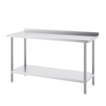Commercial grade kitchen prep table