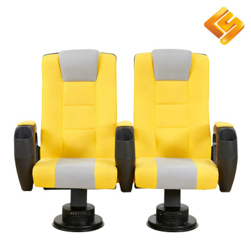 Современное складное кресло для кинотеатра с качающейся спинкой