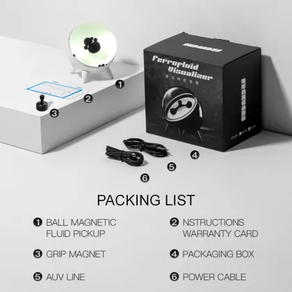 Dancing Magnetic Fluid Sound Visualizer with Music Rhythm