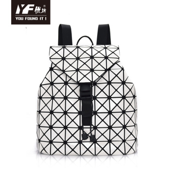 Geometrische Lingge Rucksack Mode Rucksack Leder für Frauen