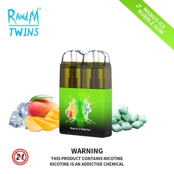 Randm Twins 2in1 LED LIGHT 6000 Puflar Tek Kullanımlık Vape Pod Cihazı