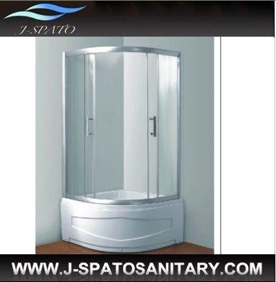 Size 900*900mm Corner Clear Glass Shower Enclosures Cabin (JS-801)