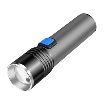 USB Rechargeable 395nm UV Flashlight Lamp: Outdoor Hot Sale with Retractable Zoomable Design and Flashing Alarm Function