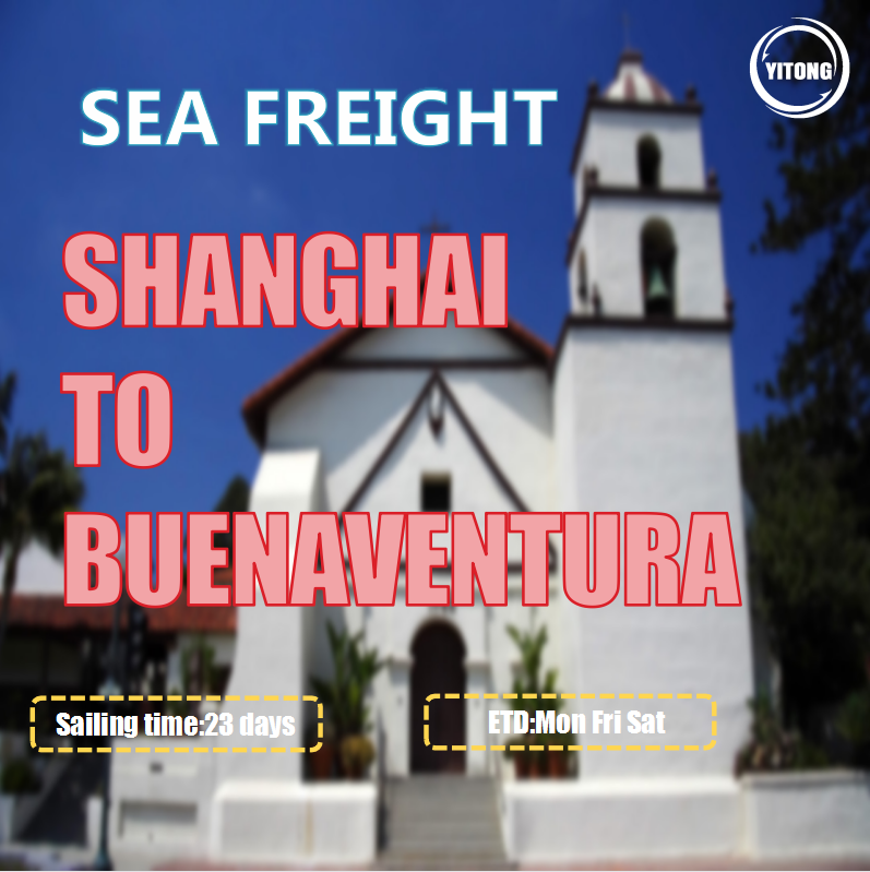 شحن المحيط من شنغهاي إلى بوينافنتورا كولومبيا