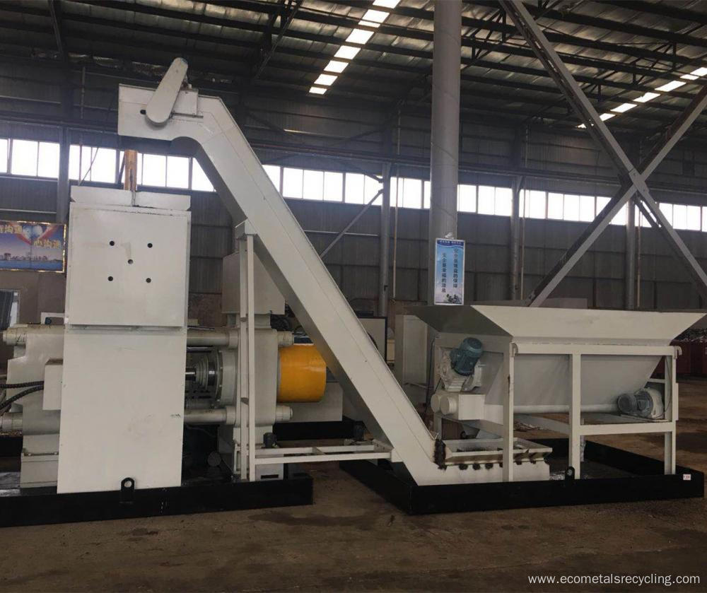 Horizontal Briquette Machine for Brass Meter Steel Metal