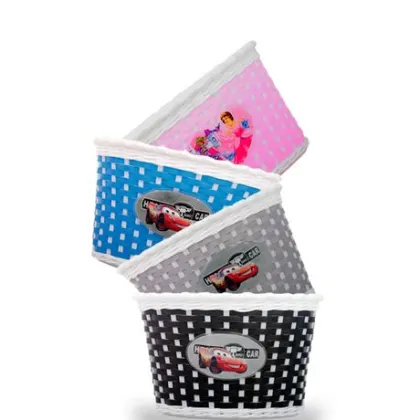 Black Front Bicycle Basket Steel Basket