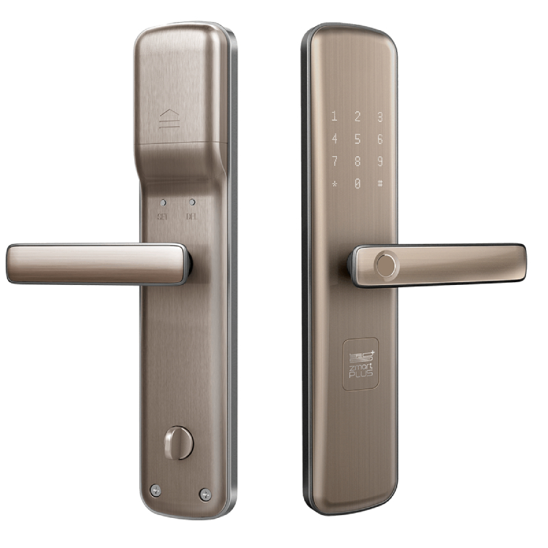 Hidden fingerprint smart lock