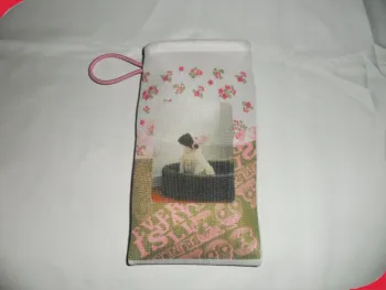Waterproof Neoprene Mobile Customized Drawstring Bags With 9*16 Cm For Storage