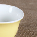 Soucoupe et tasse jaune 80 ML