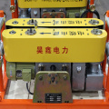 Cable laying pusher cable feeder machine