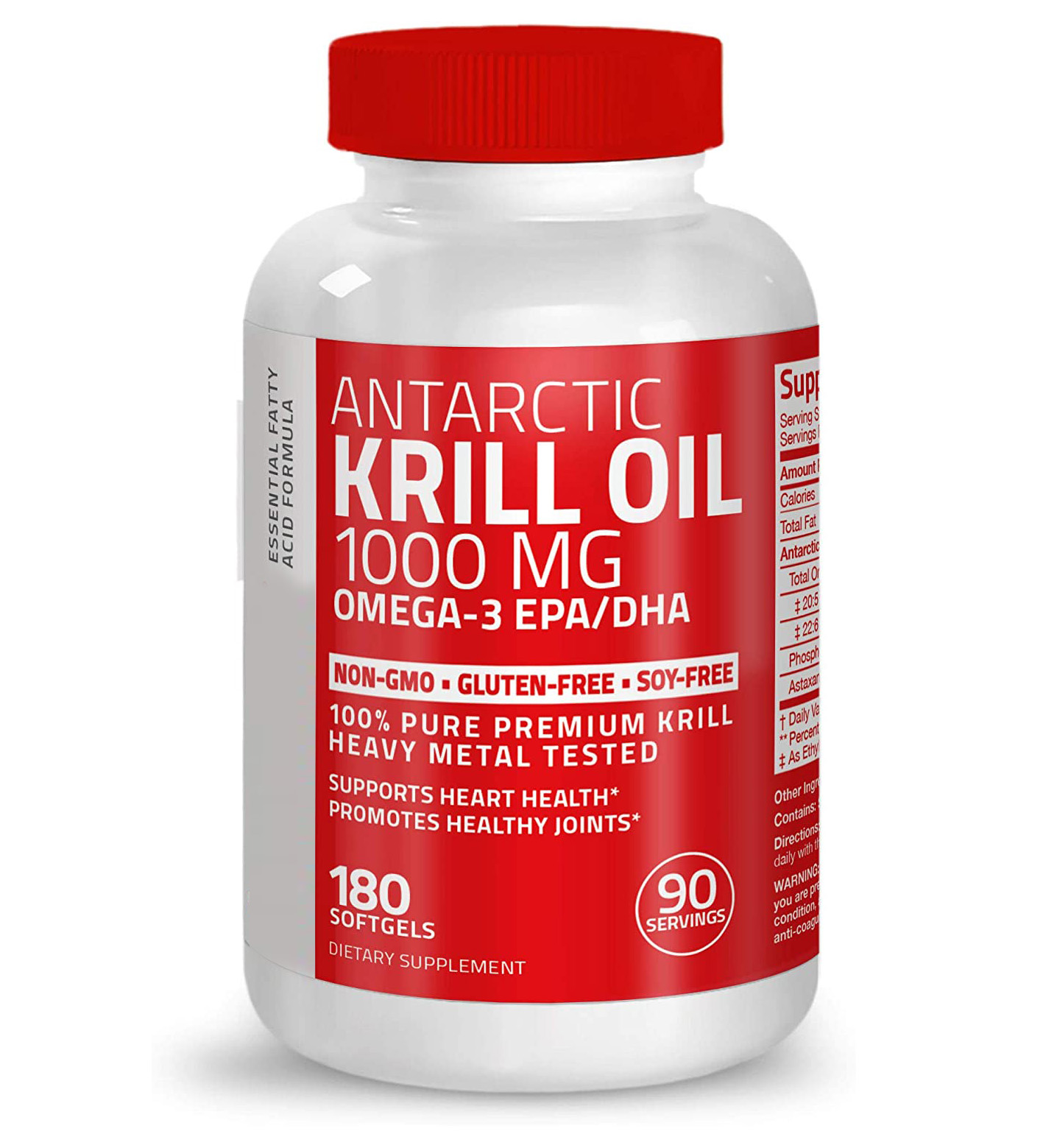 Étiquette privée Krill Huile capsules souples supplémentaires