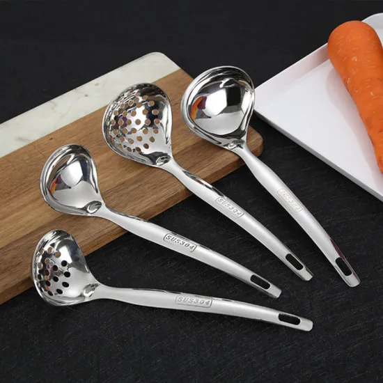 Stainless steel love soup spoon