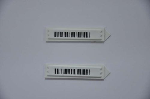 Custom Anti Theft Label Source Tag 58khz White Dr Barcode Insert Am Labels