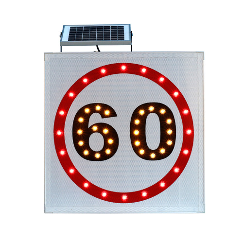Road Safety Traffic Signs Solar Powered Led Traffic Sign