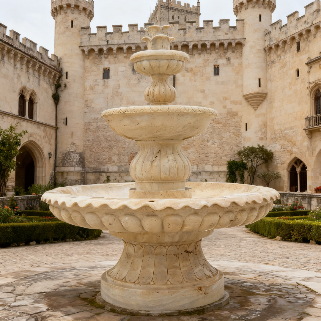 Fountain in Classical Garden