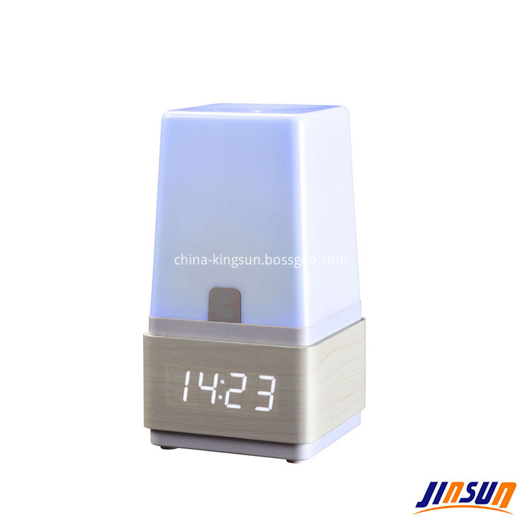 Led Lamp With Clock 504 4