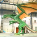 Simulasi tinggi animatronic naga untuk taman