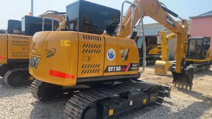 Japan Used Diesel Powered SANY Forklift SY75C Manual Operation Secondhand Forklift