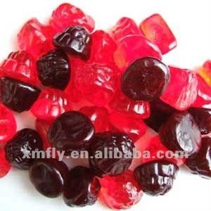 grape shape and flavour gummy candy