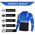 New Arrival 2024 Blue Safety Long Sleeve Shirt