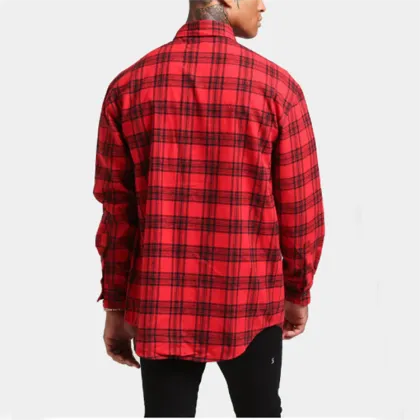 Men's Flannel Plaid Shirt