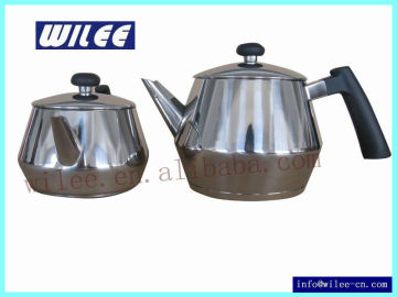 Stainless Steel Double Tea Pot