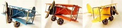 Vintage Biplane Models Toys