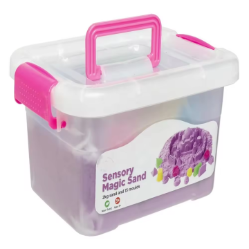 DIY Creative Playdough and Magic Sand Set: 2kg of Fun, Educational Sensory Toys for Kids