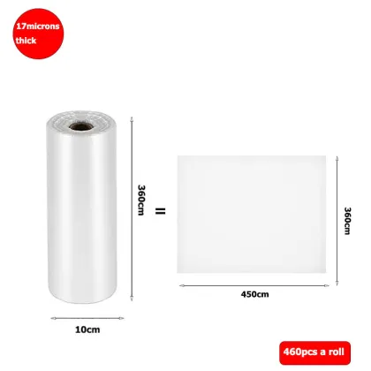 Fresh Produce Bags on Roll - Vegetables and Fruits Plastic Bags