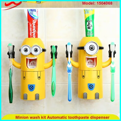 Minions children automatic Toothpaste dispenser despicable me