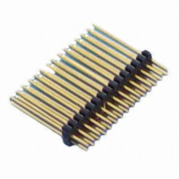 Pin Header With Single Or Double Rows, Pbt, Pa6t Materials, Tin/gold ...