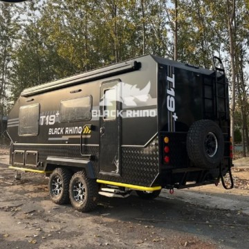 新しいデザインRVSキャンパー旅行トレーラーキャラバンキャンピングカー
