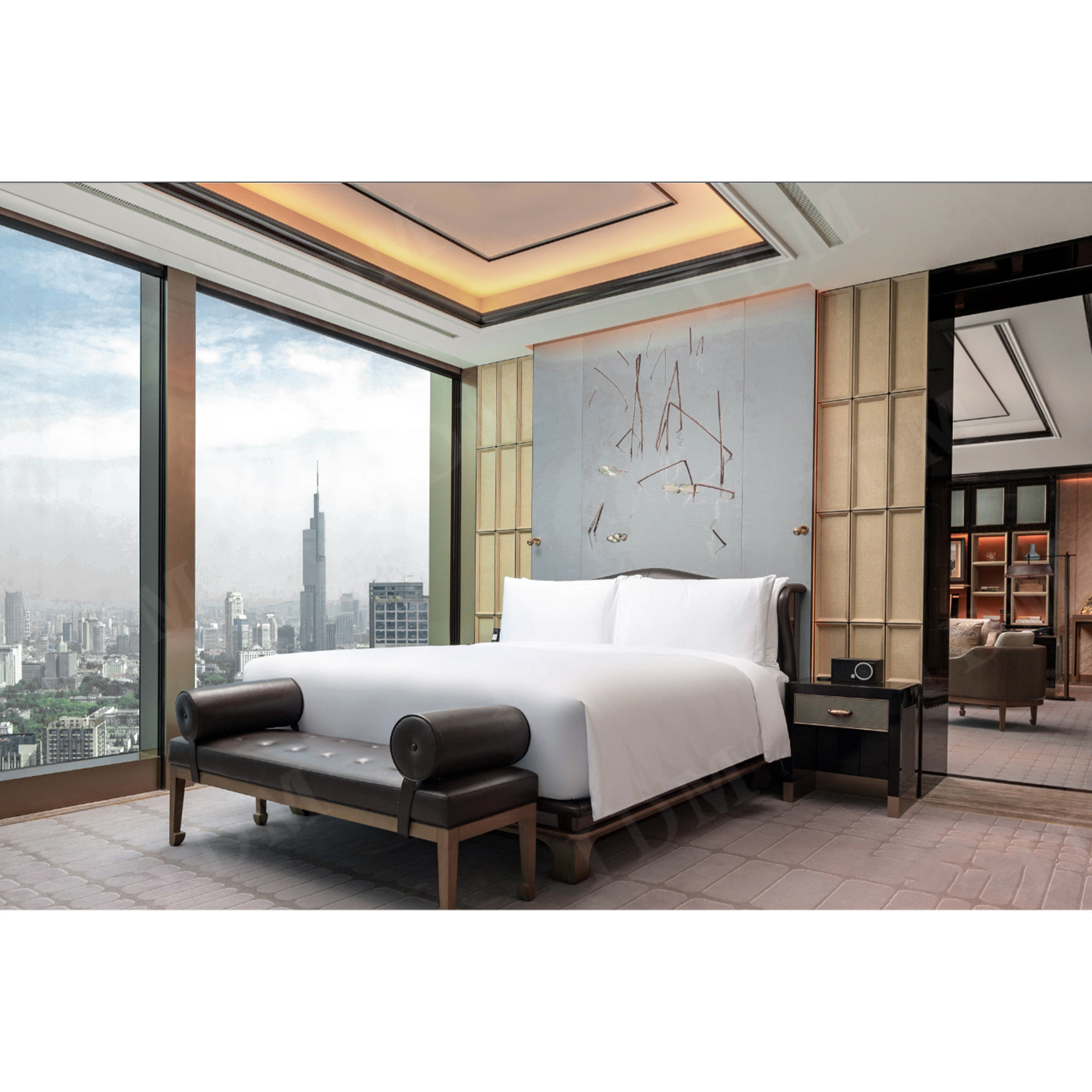 Hotel Modern Design 5 Star Bedroom Set Furniture