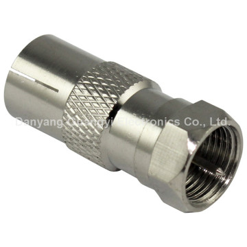 F Male to IEC Female Adaptor Connector